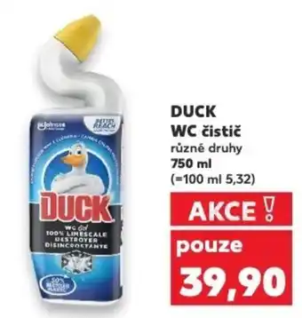 Kaufland DUCK WC čistič nabídka