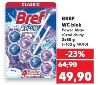 Kaufland BREF WC blok nabídka