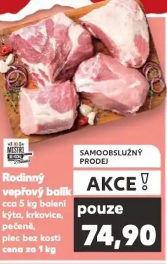 Kaufland Rodinný vepřový balík nabídka
