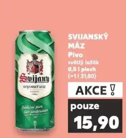 Kaufland SVIJANSKÝ MÁZ Pivo nabídka