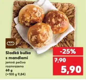 Kaufland Sladká bulka s mandlemi nabídka