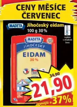 Norma MADETA Jihočeský eidam 30% nabídka