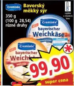 Norma Cremisée Bavorský měkký sýr nabídka