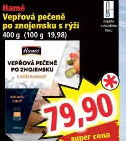 Norma Hamé Vepřová pečeně po znojemsku s rýží nabídka