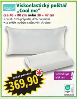 Norma Viskoelastický polštář „Cool me" nabídka