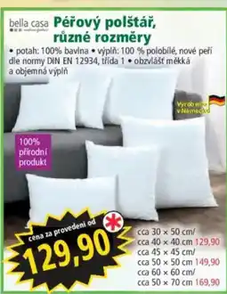 Norma Péřový polštář nabídka