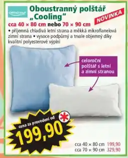 Norma Oboustranný polštář „Cooling" nabídka