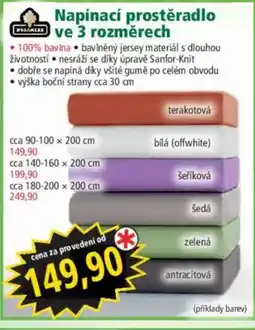 Norma Napínací prostěradlo Ave 3 rozměrech nabídka