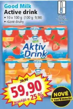 Norma Good Milk Active drink nabídka