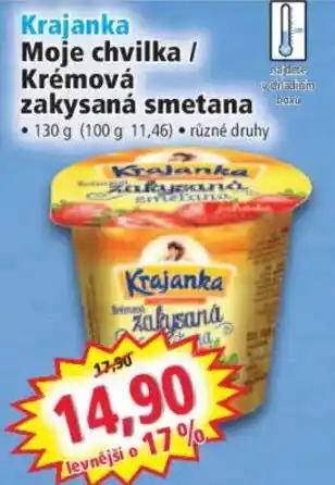 Norma Krajanka Moje chvilka / Krémová zakysaná smetana nabídka