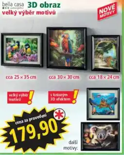 Norma 3D obraz velký výběr motivů nabídka