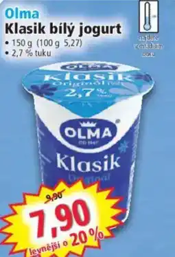 Norma Olma Klasik bílý jogurt nabídka