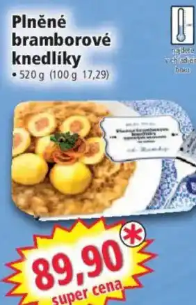 Norma Plněné bramborové knedlíky nabídka