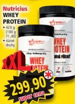 Norma Nutricius WHEY PROTEIN nabídka