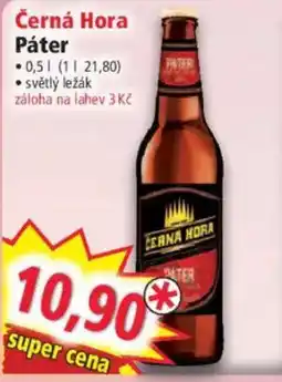 Norma Černá Hora Páter nabídka