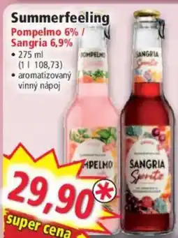 Norma Summerfeeling Pompelmo 6% / Sangria 6,9% nabídka