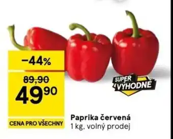 Tesco Paprika červená nabídka