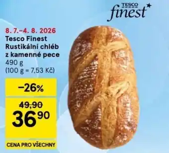 Tesco Tesco Finest Rustikální chléb z kamenné pece nabídka