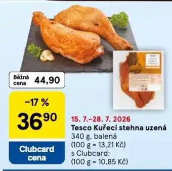 Tesco Tesco Kuřecí stehna uzená nabídka