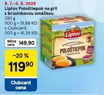 Tesco Liptov Pološtiepok na gril s brusinkovou omáčkou nabídka