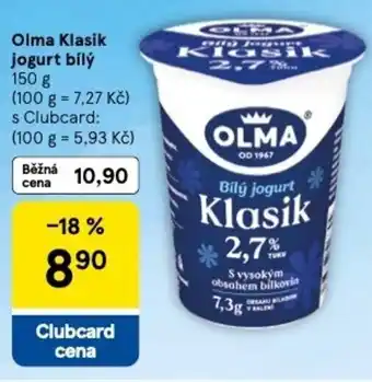 Tesco Olma Klasik jogurt bílý nabídka