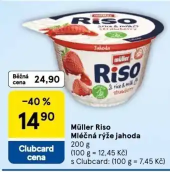 Tesco Müller Riso Mléčná rýže jahoda nabídka