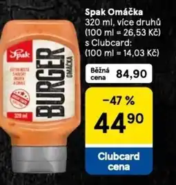 Tesco Spak Omáčka nabídka