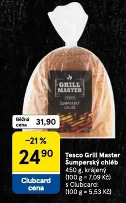 Tesco Tesco Grill Master Šumperský chléb nabídka