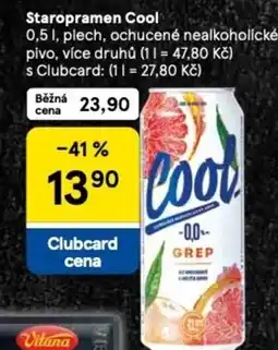 Tesco Staropramen Cool nabídka
