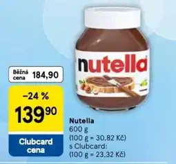 Tesco Nutella nabídka