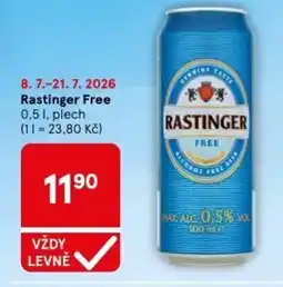 Tesco Rastinger Free nabídka