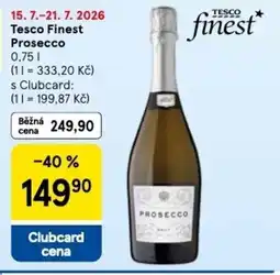 Tesco Tesco Finest Prosecco nabídka