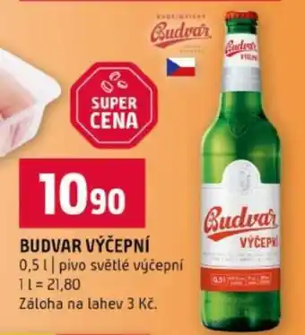 Terno Budvar výčepní nabídka