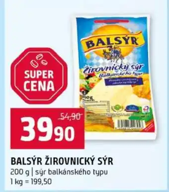 Terno BALSÝR Žirovnický sýr nabídka
