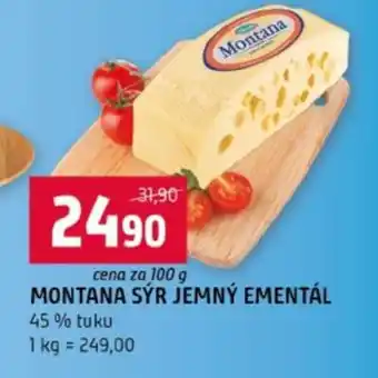 Terno MONTANA SÝR JEMNÝ EMENTÁL nabídka