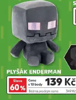 Kaufland Plyšák Enderman nabídka