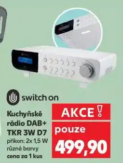 Kaufland Kuchyňské rádio DAB+ TKR 3W D7 nabídka