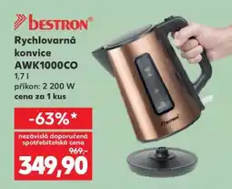 Kaufland Rychlovarná konvice AWK1000CO nabídka