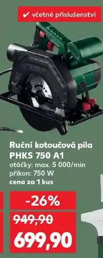 Kaufland Ruční kotoučová pila PHKS 750 A1 nabídka
