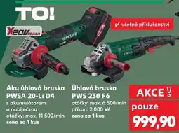 Kaufland Úhlová bruska PWS 230 F6 nabídka