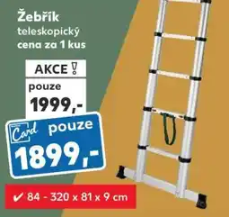 Kaufland Žebřík teleskopický nabídka