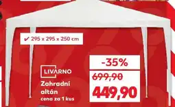Kaufland LIVARNO Zahradní altán nabídka
