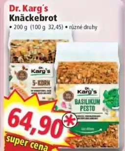 Norma Dr. Karg's Knäckebrot nabídka