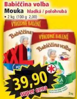 Norma Babiččina volba Mouka hladká / polohrubá nabídka