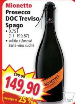 Norma Mionetto Prosecco DOC Treviso Spago nabídka