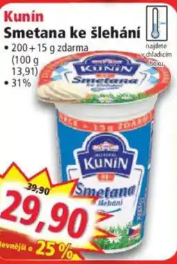 Norma Kunín Smetana ke šlehání nabídka