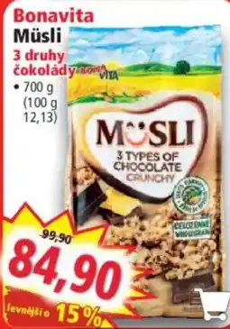 Norma Bonavita Müsli nabídka