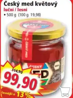 Norma Český med květový luční / lesní nabídka