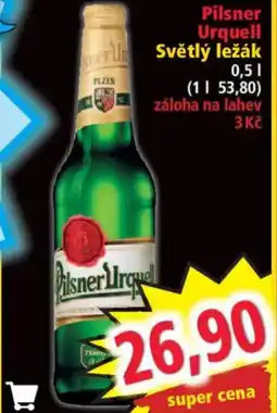 Norma Pilsner Urquell Svetly lezak nabídka