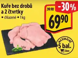 Albert Kuře bez drobů a 2 čtvrtky nabídka